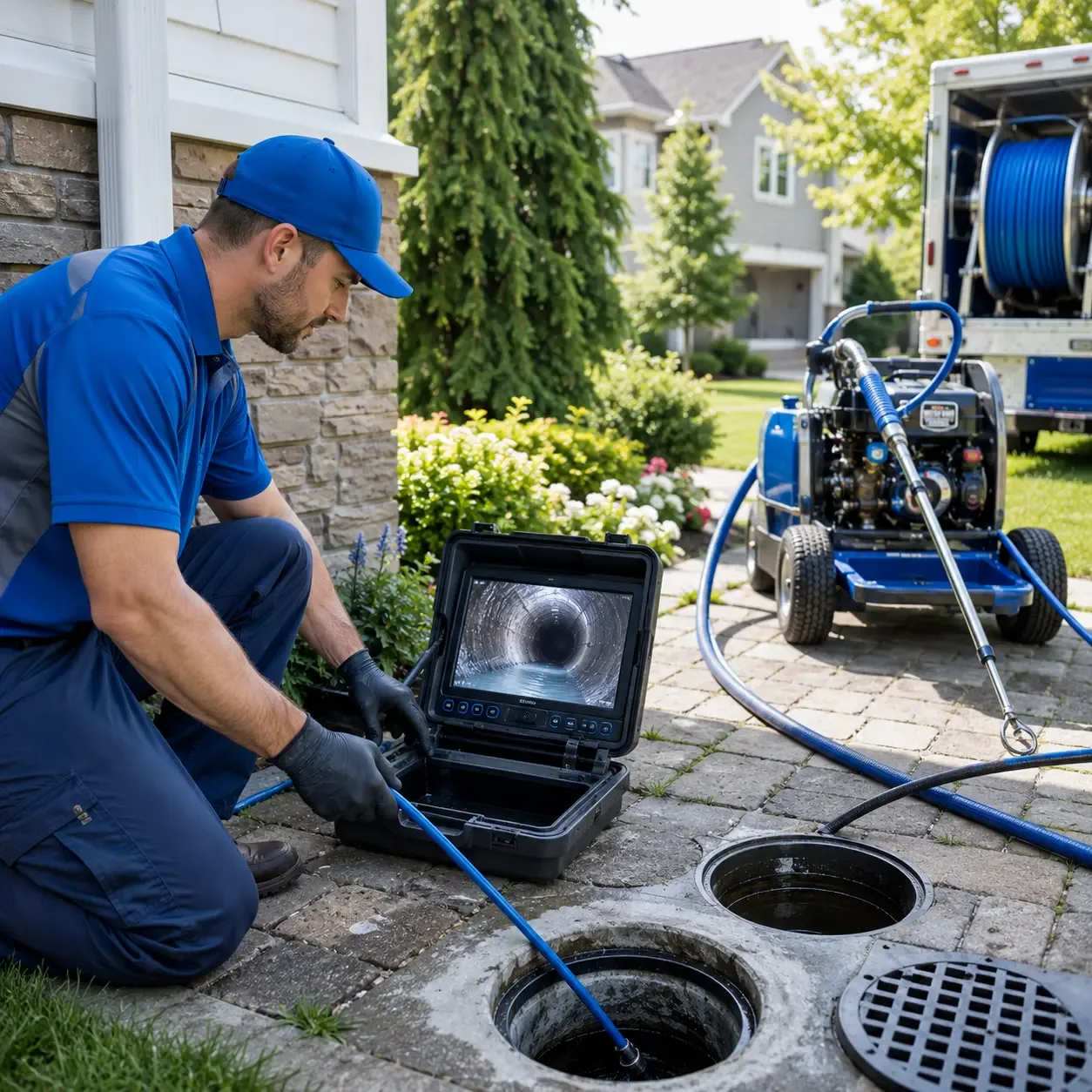 Outdoor drain cleaning professionals serving Stroh, IN