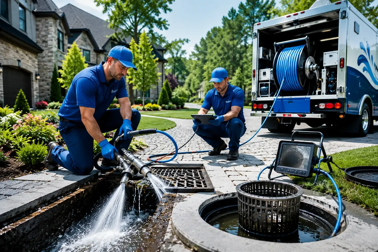 Local outdoor drain cleaning professionals in Stroh, IN